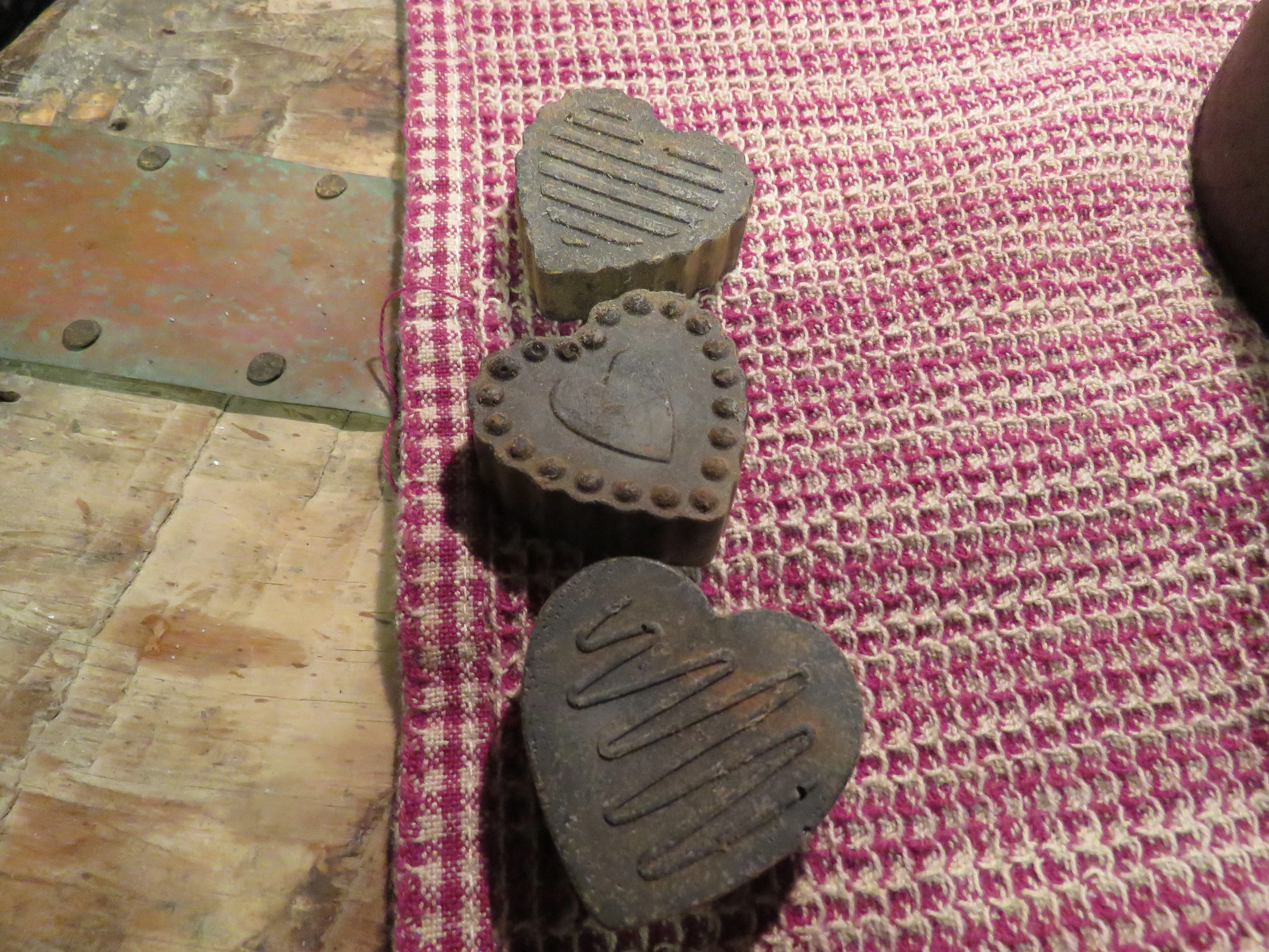 Blackened Bees Wax Heart