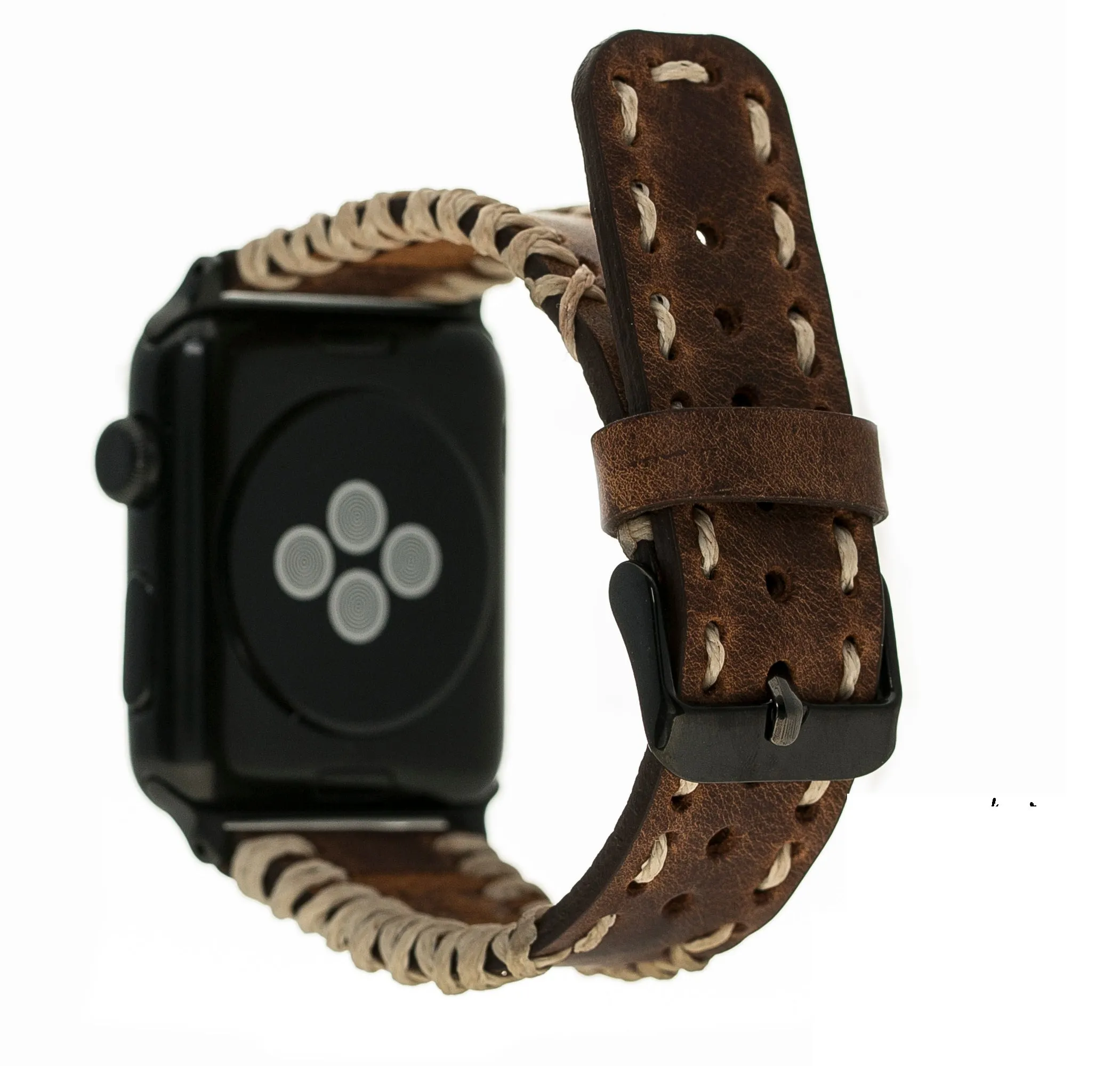 Braided Leather Apple Watch Band