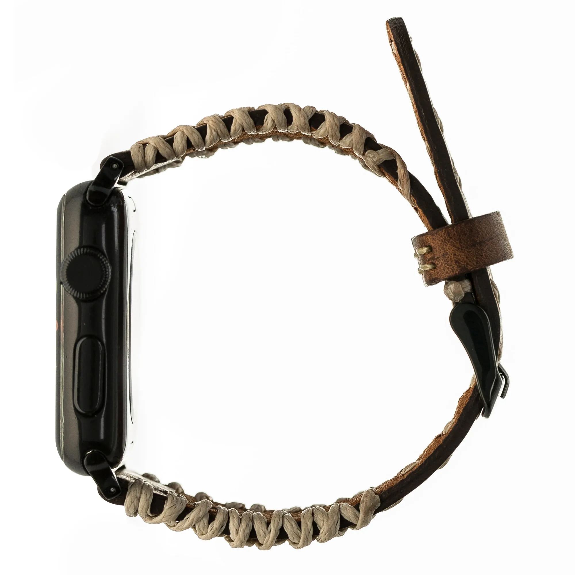 Braided Leather Apple Watch Band