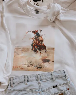 Buckin' Cowboy Crewneck