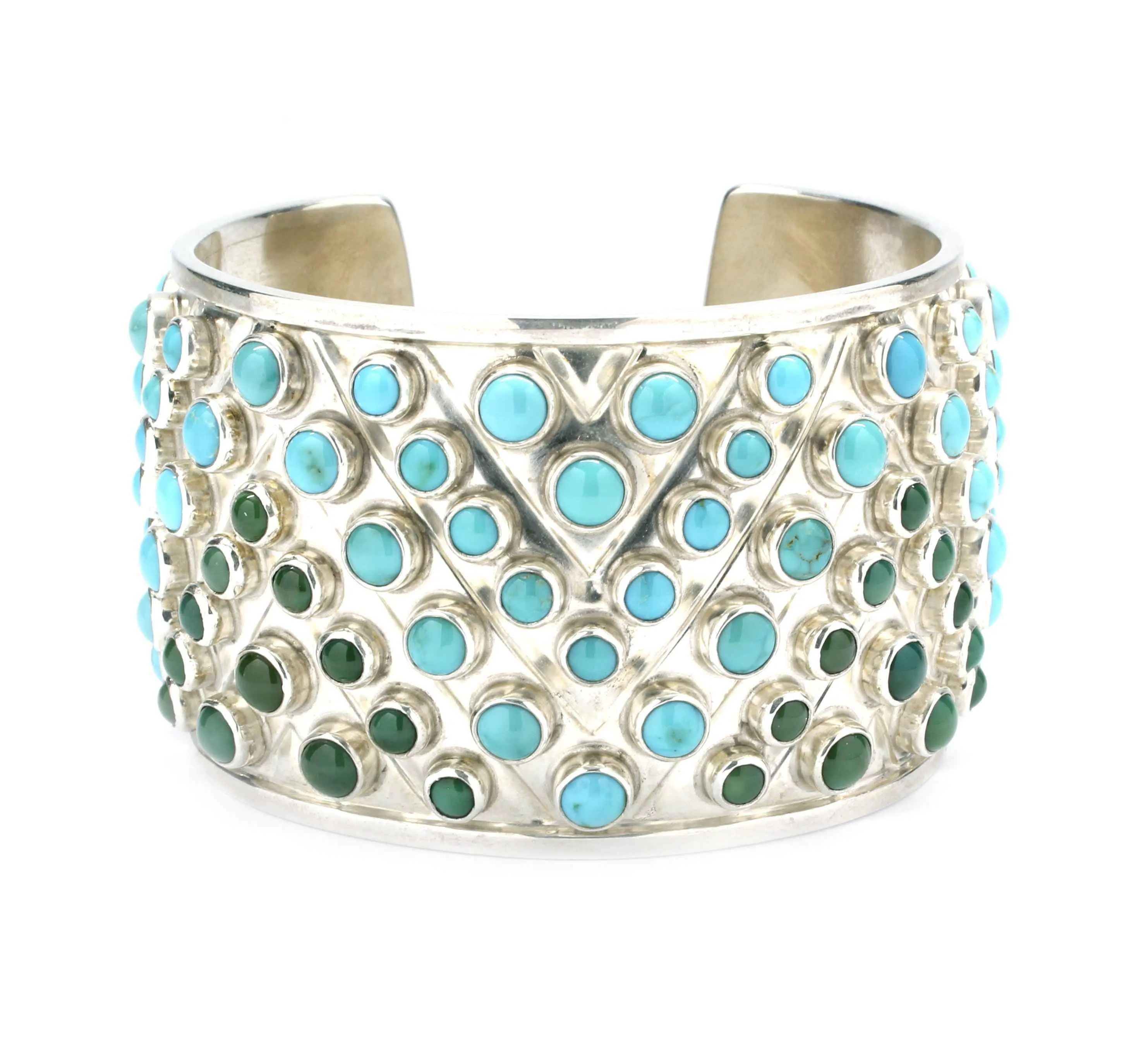 Cerrillos Handmade wide Cuff Bracelet