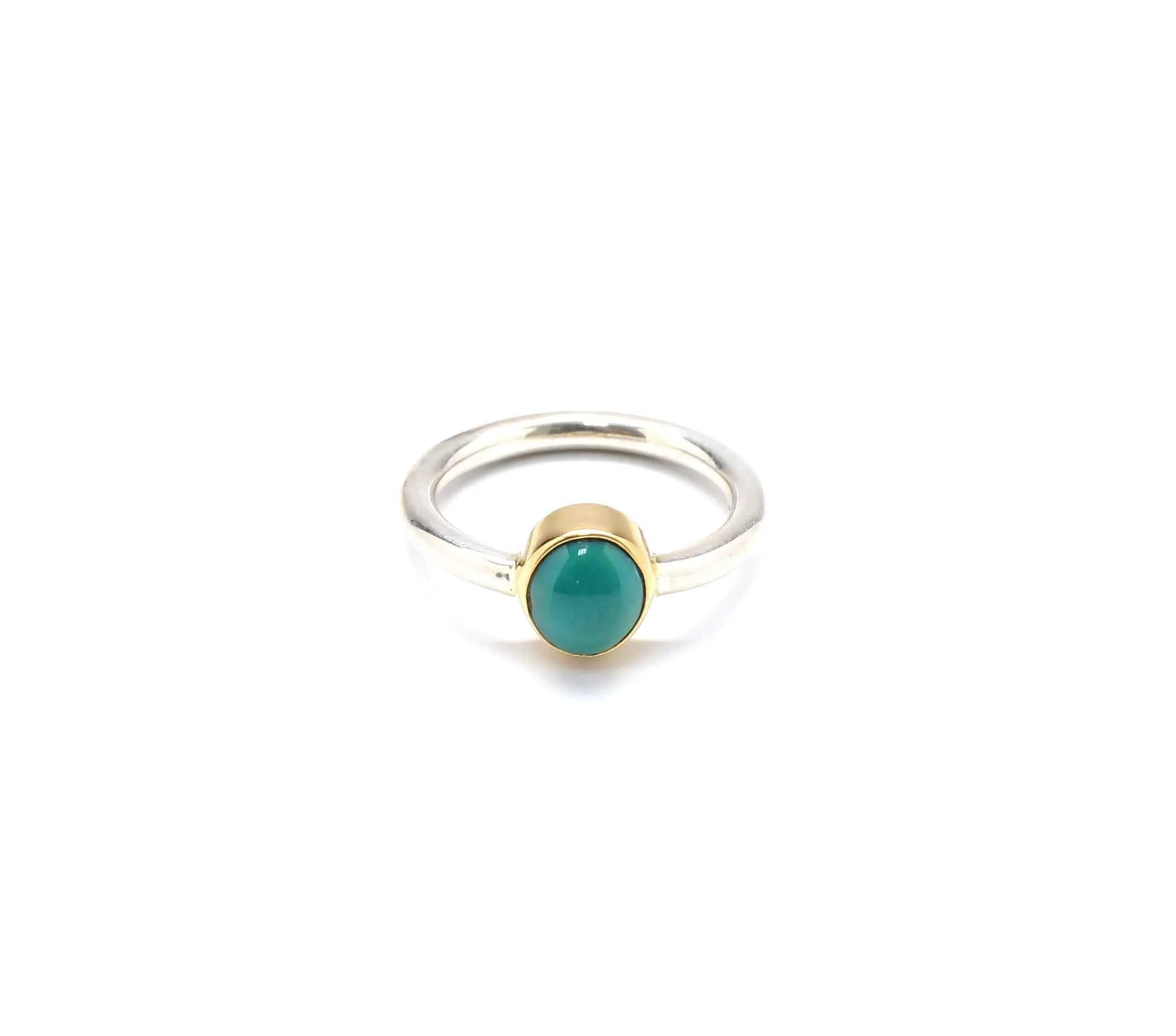 Cerrillos Turquoise Stackable Pinkie Ring