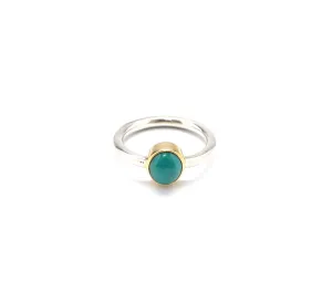 Cerrillos Turquoise Stackable Pinkie Ring