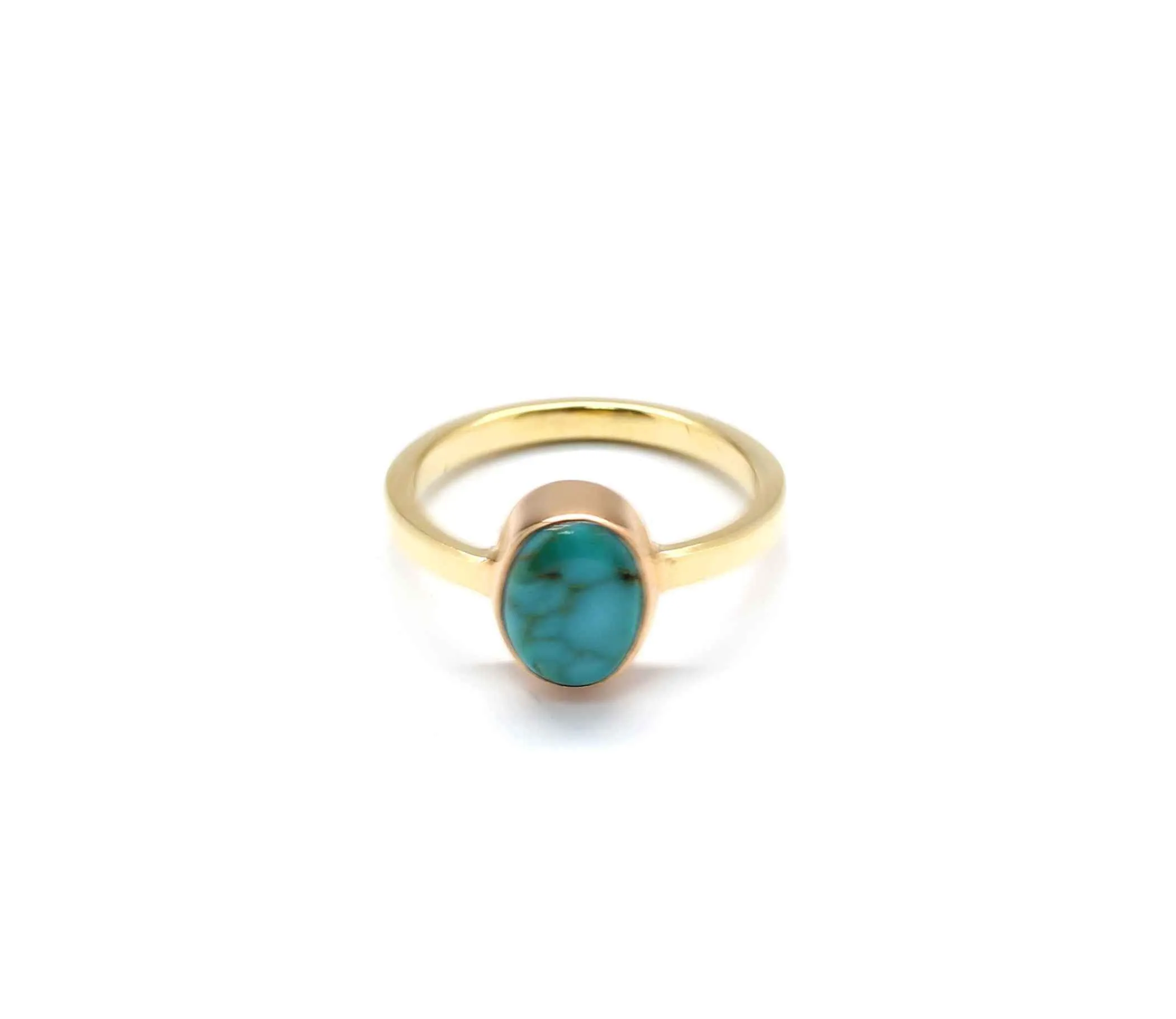 Cerrillos Turquoise Stackable Pinkie Ring