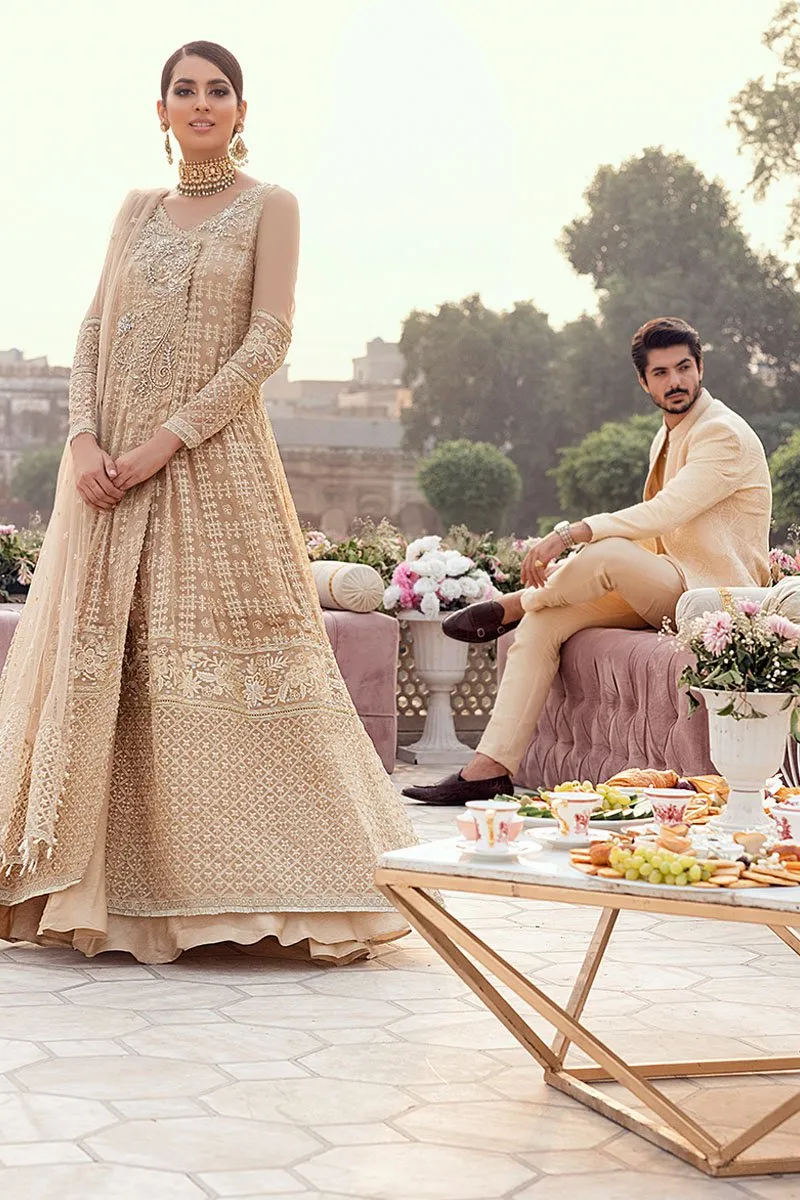 CHAMELI | Mushq Hawa Mahal Tissue De Luxe ‘21 | Unstitched Embroidered Chiffon Suits