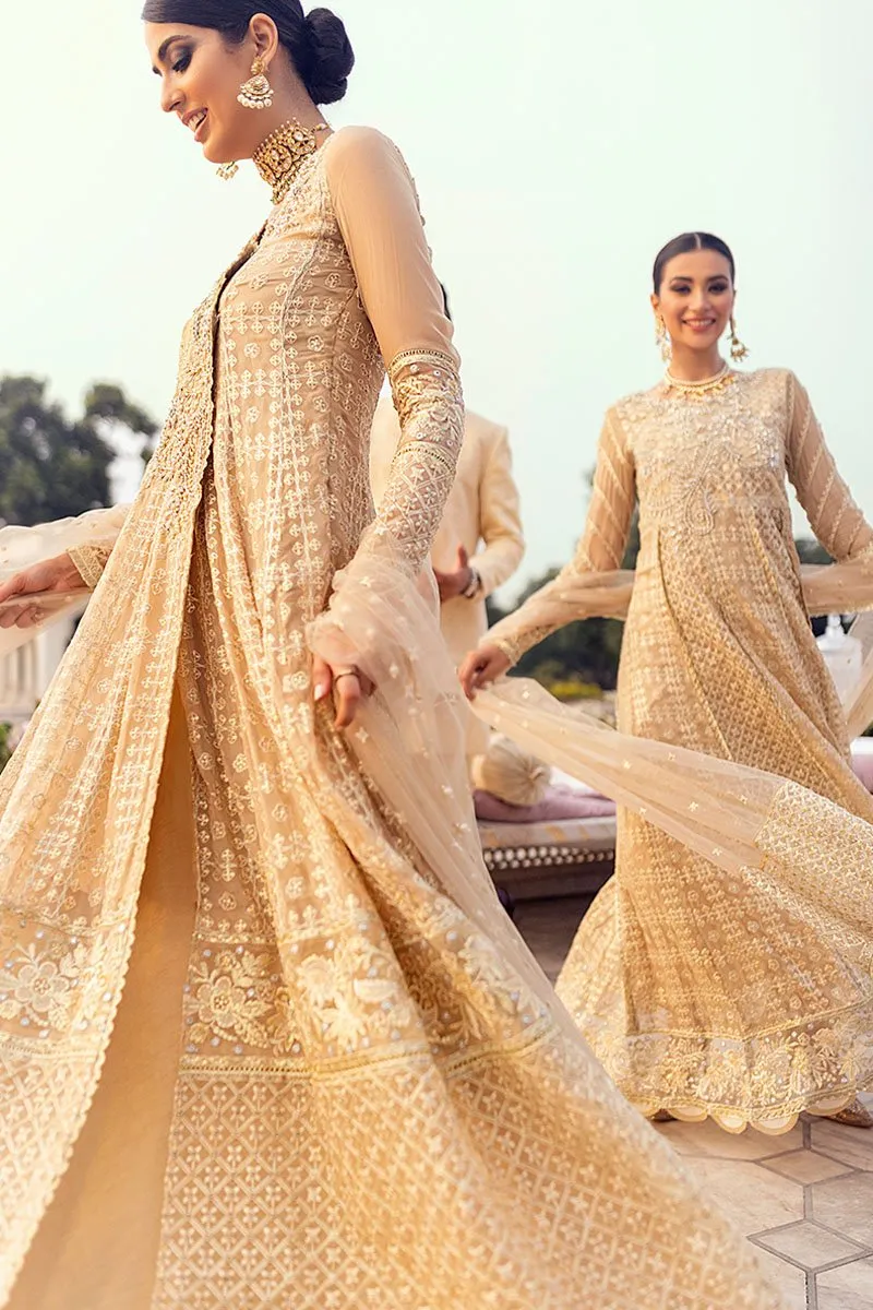 CHAMELI | Mushq Hawa Mahal Tissue De Luxe ‘21 | Unstitched Embroidered Chiffon Suits