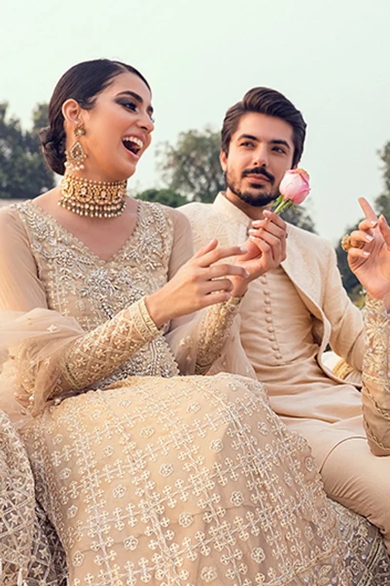 CHAMELI | Mushq Hawa Mahal Tissue De Luxe ‘21 | Unstitched Embroidered Chiffon Suits