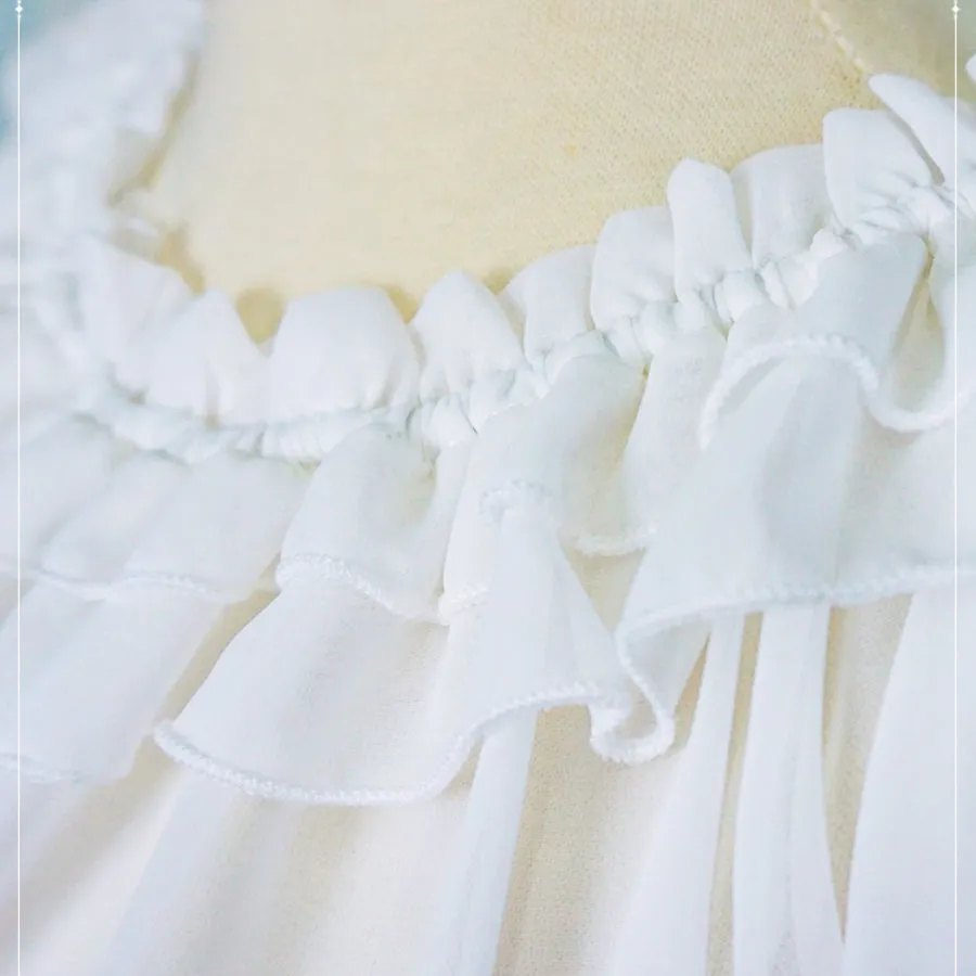 Chiffon Off Shoulder Lolita Half Sleeve Primer Shirt