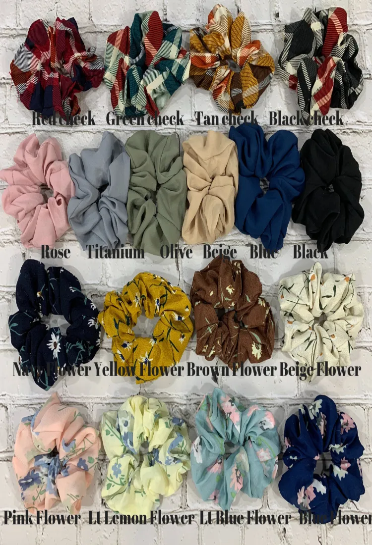 Chiffon Scrunchie