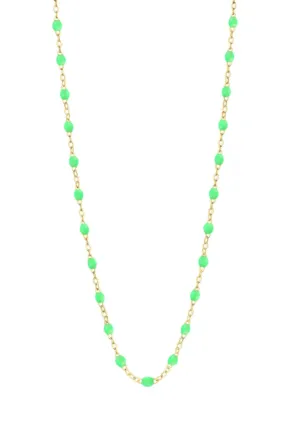 Classic Gigi Necklace 17.7" Neon