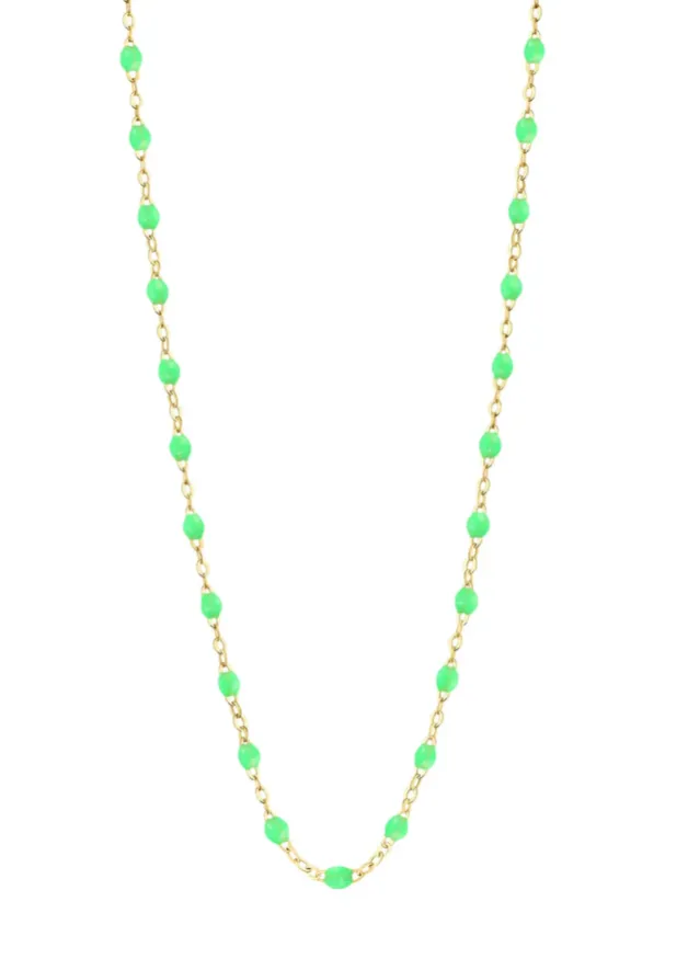 Classic Gigi Necklace 17.7" Neon