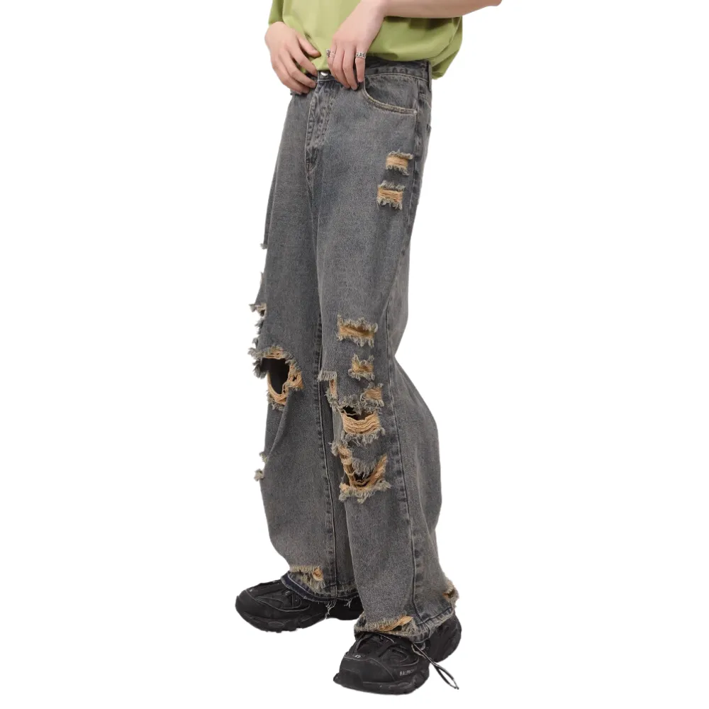 Classic Ripped Baggy Jeans