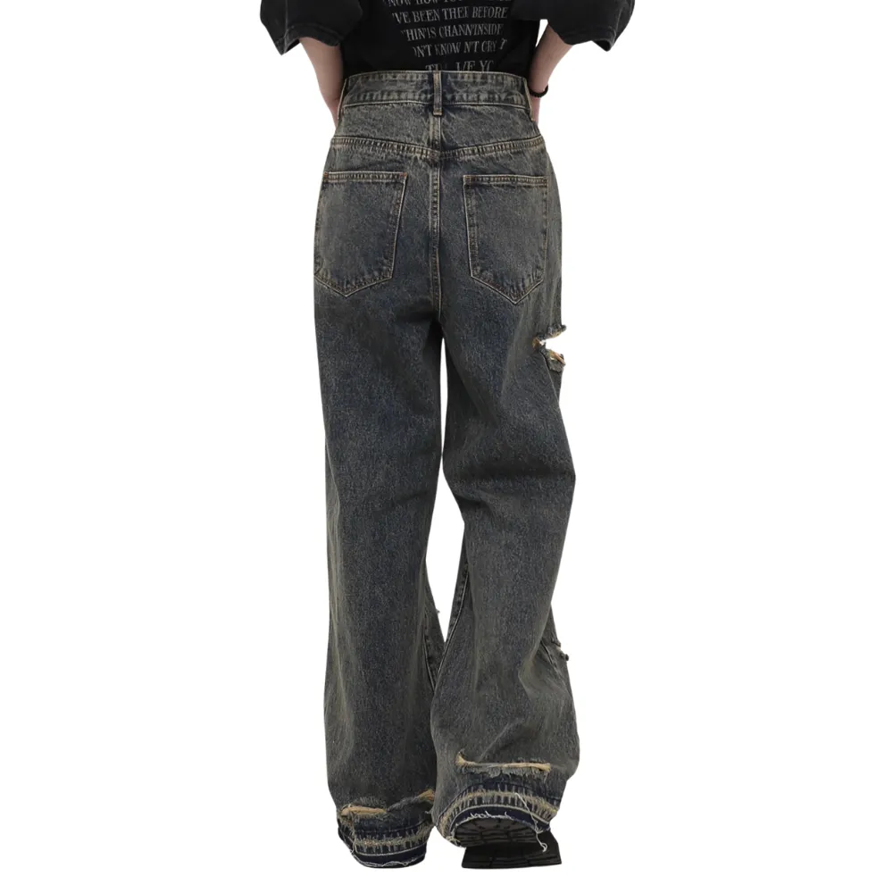 Classic Ripped Baggy Jeans
