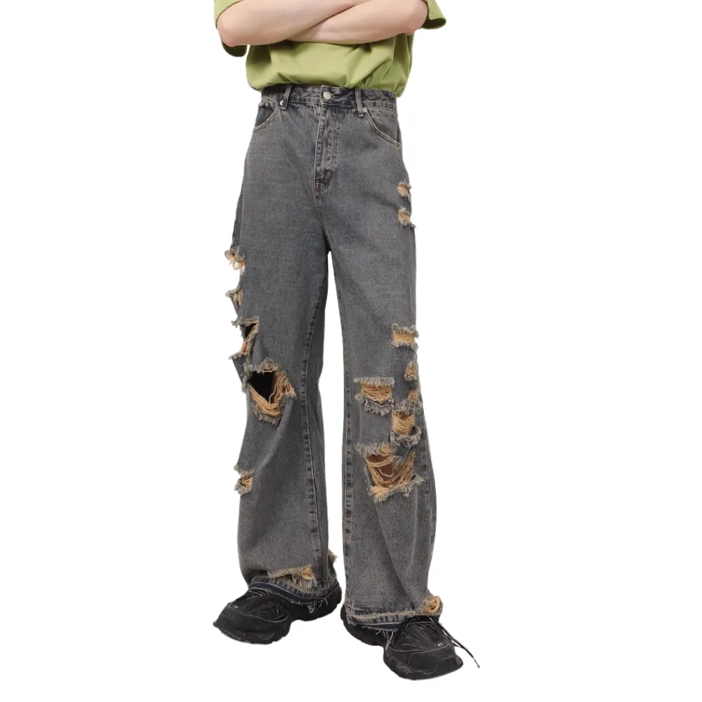 Classic Ripped Baggy Jeans