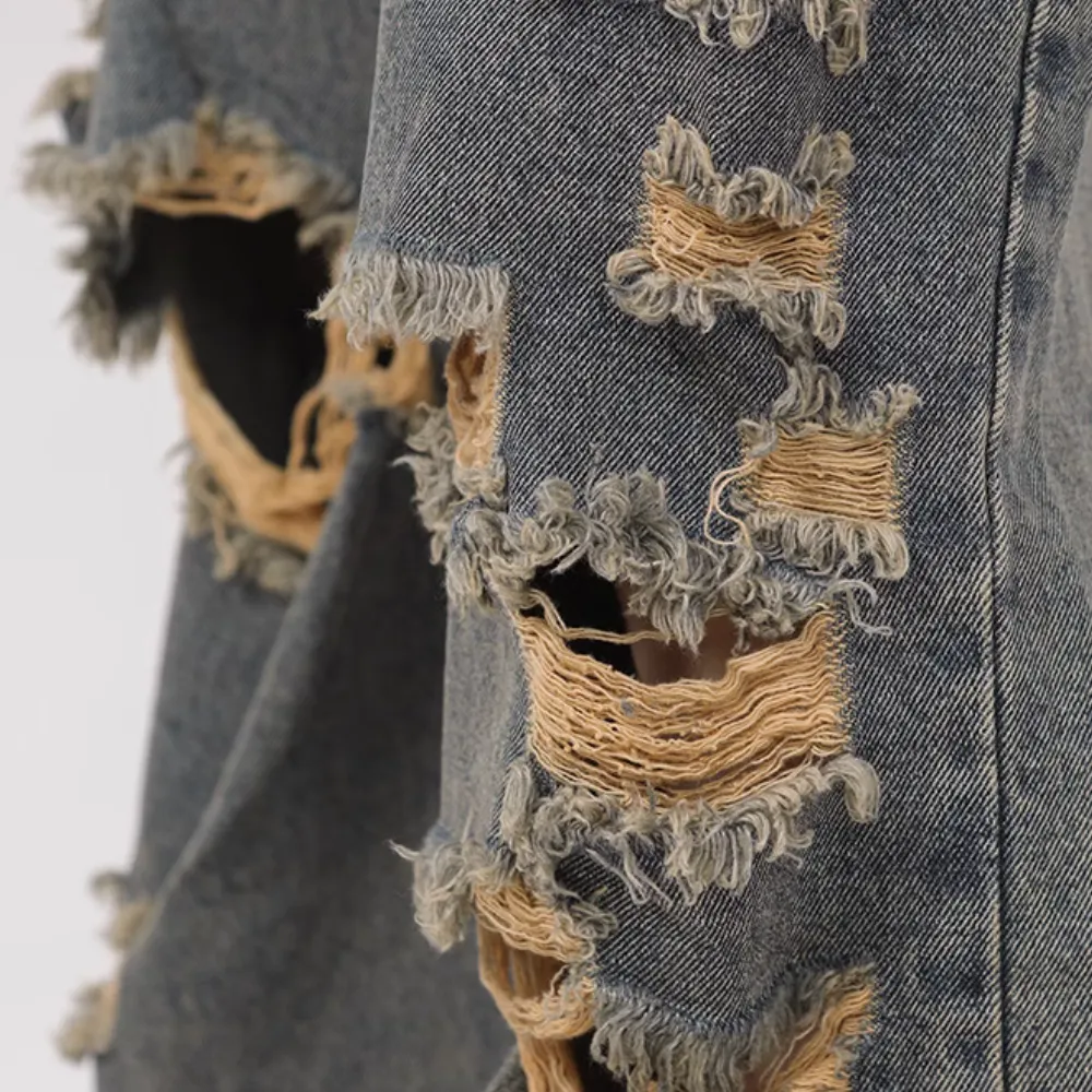 Classic Ripped Baggy Jeans