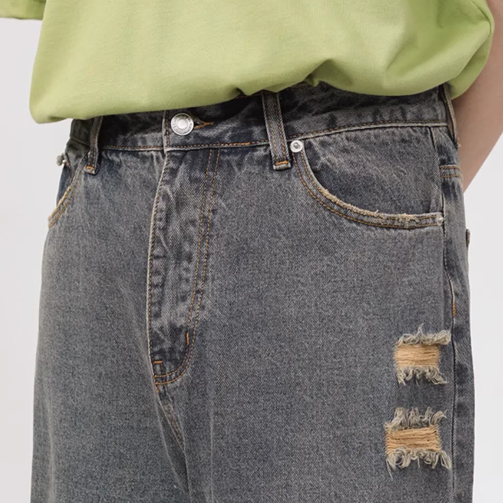 Classic Ripped Baggy Jeans