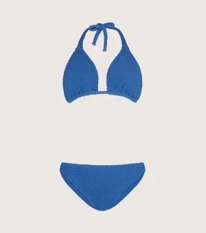 Coverage Tammy Bikini - Metallic Denim
