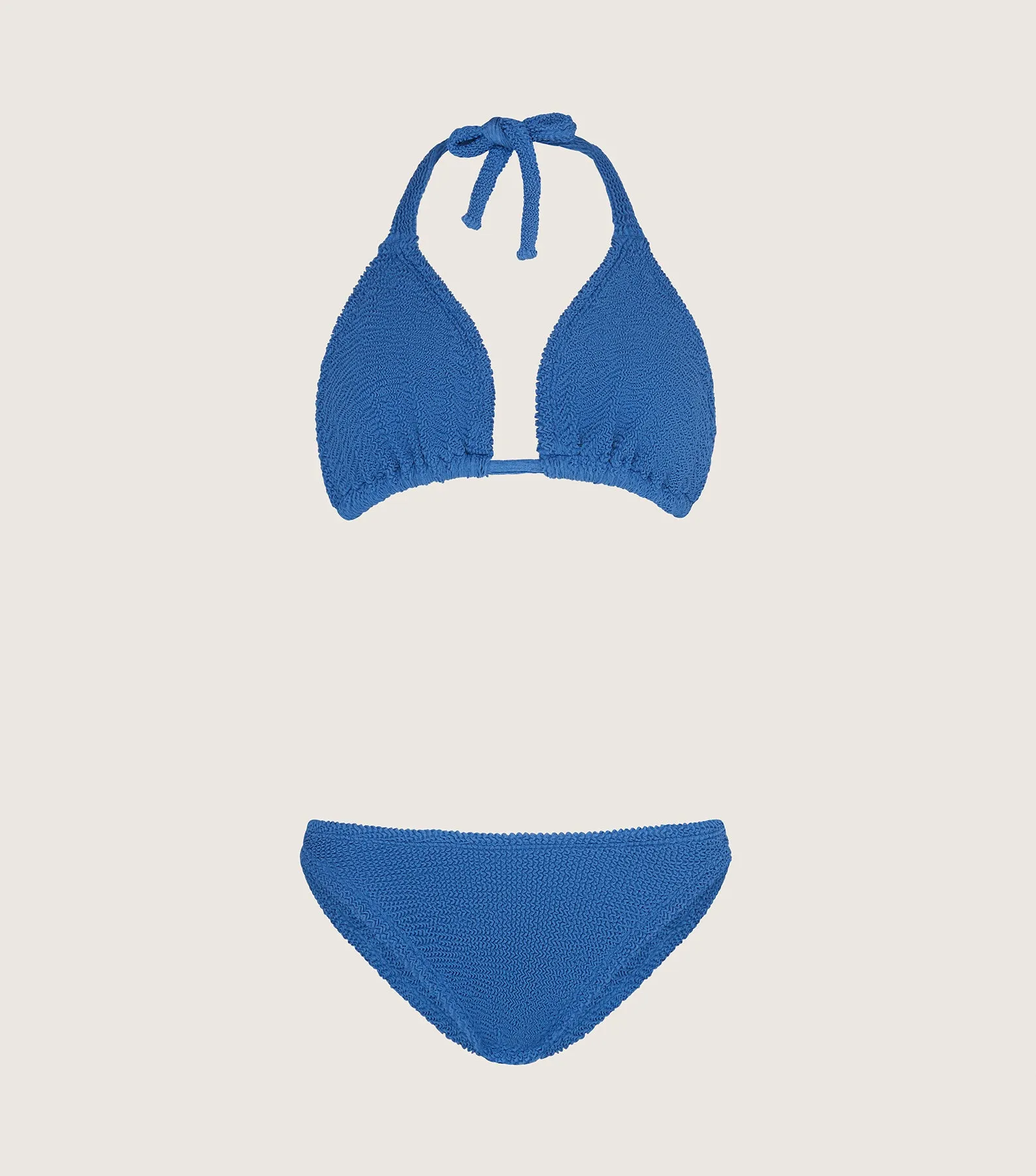 Coverage Tammy Bikini - Metallic Denim