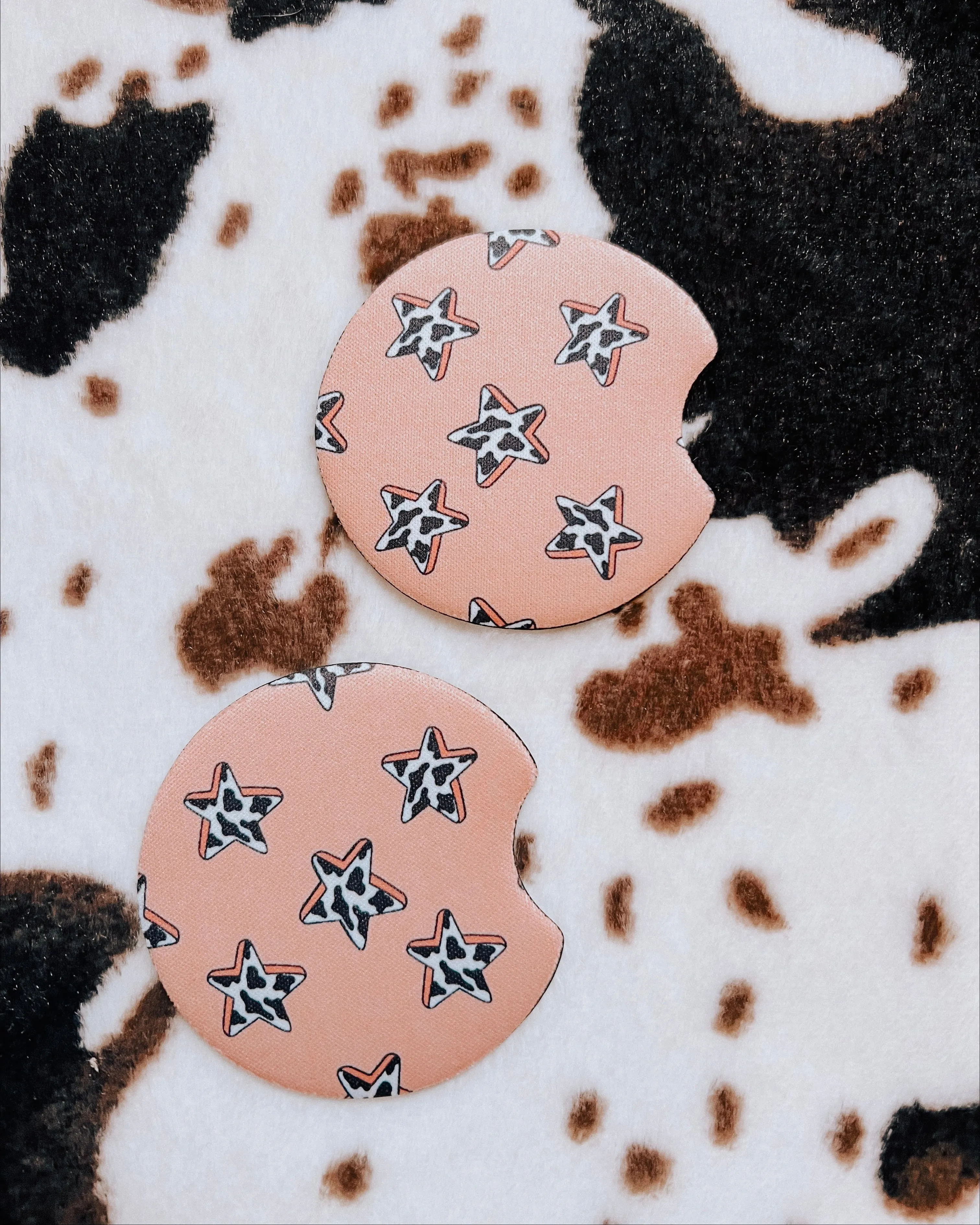 Cow Star Coasters