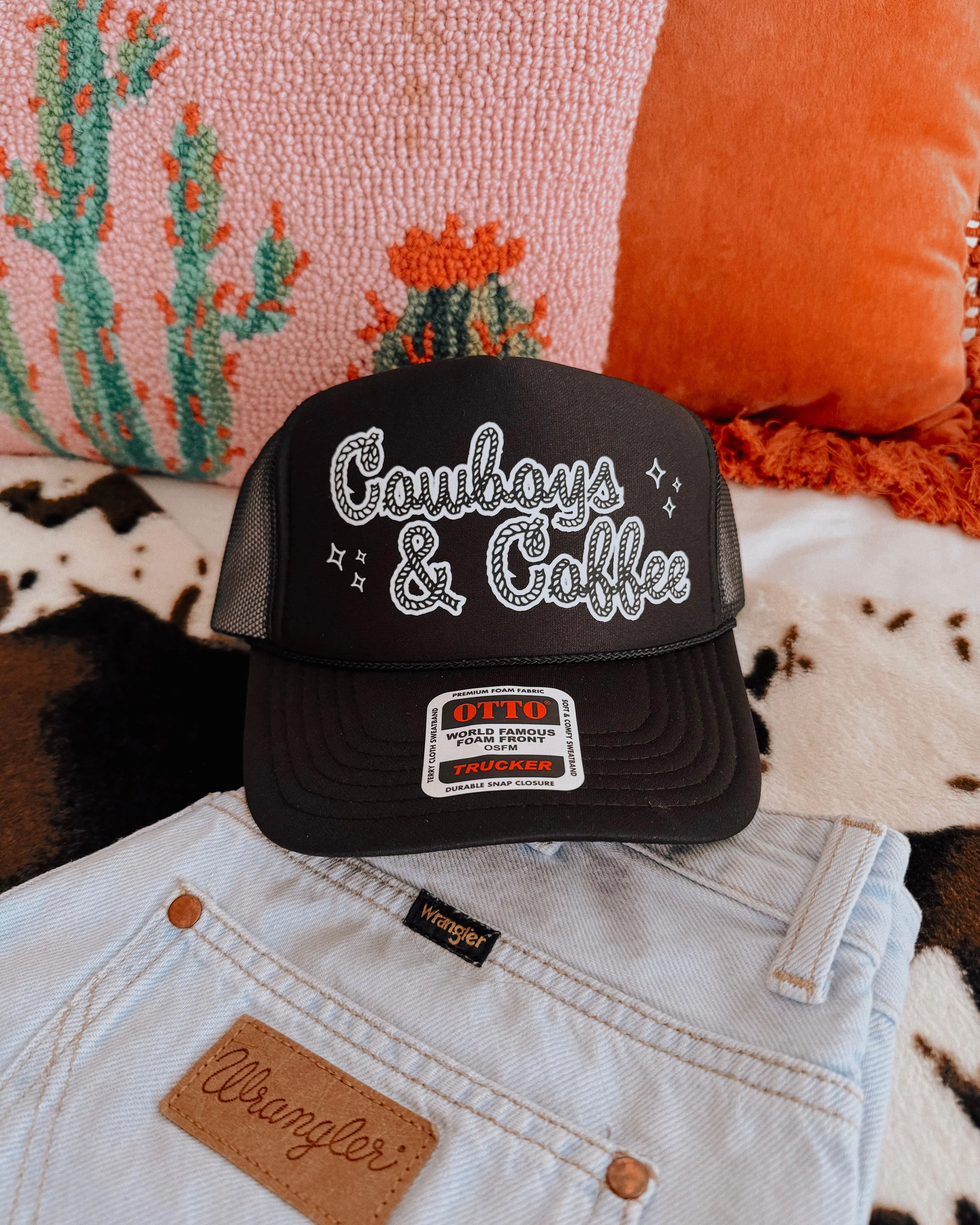 Cowboys & Coffee Trucker Hat