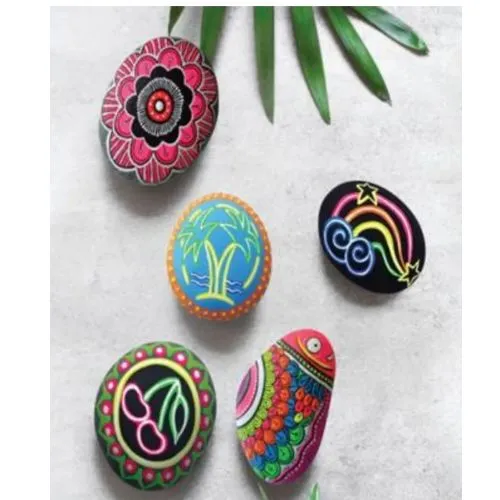 Craft Maker Classic Neon Rock Art Kit