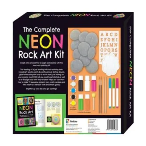 Craft Maker Classic Neon Rock Art Kit