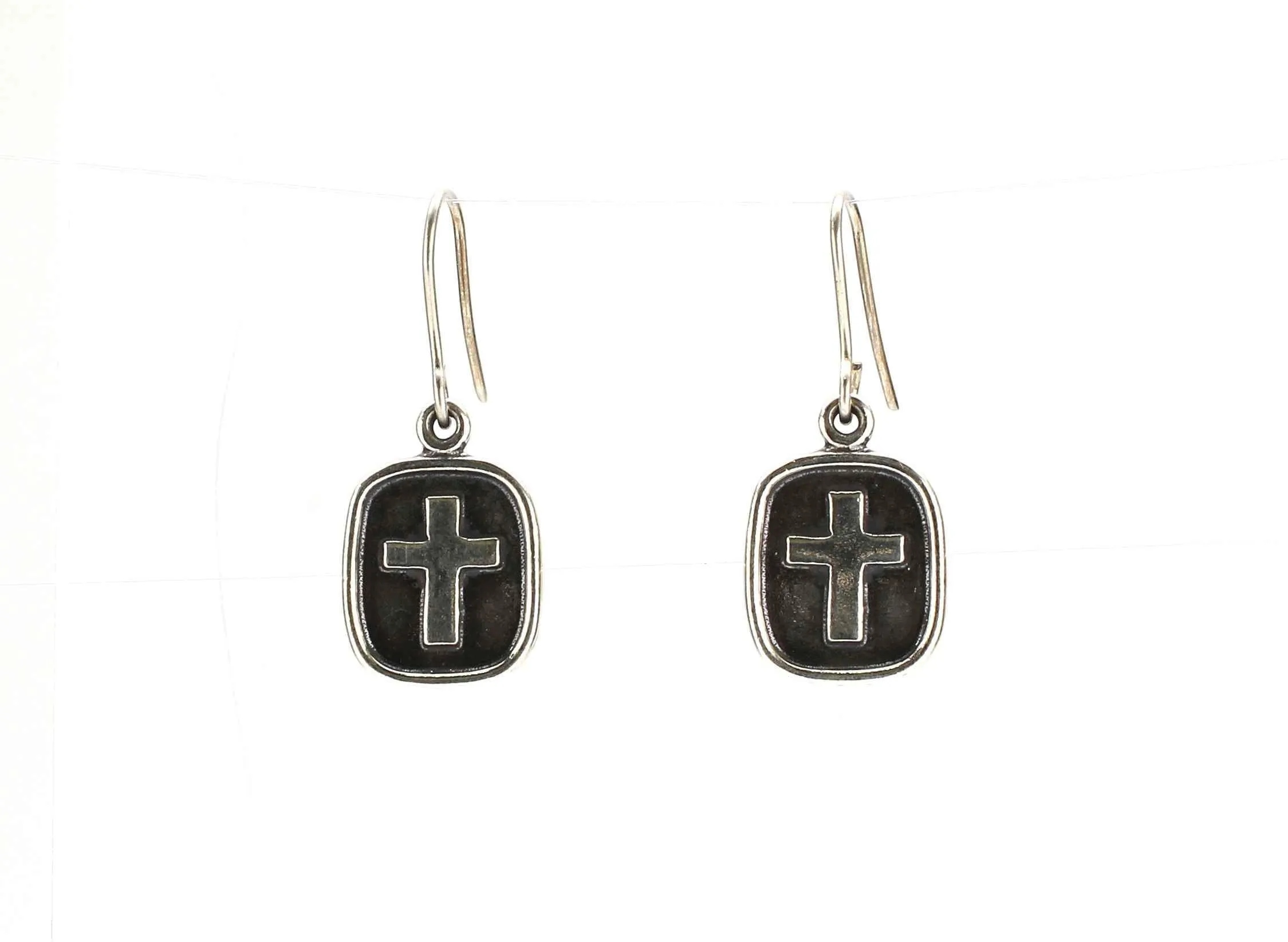 Cross Dangle Earrings