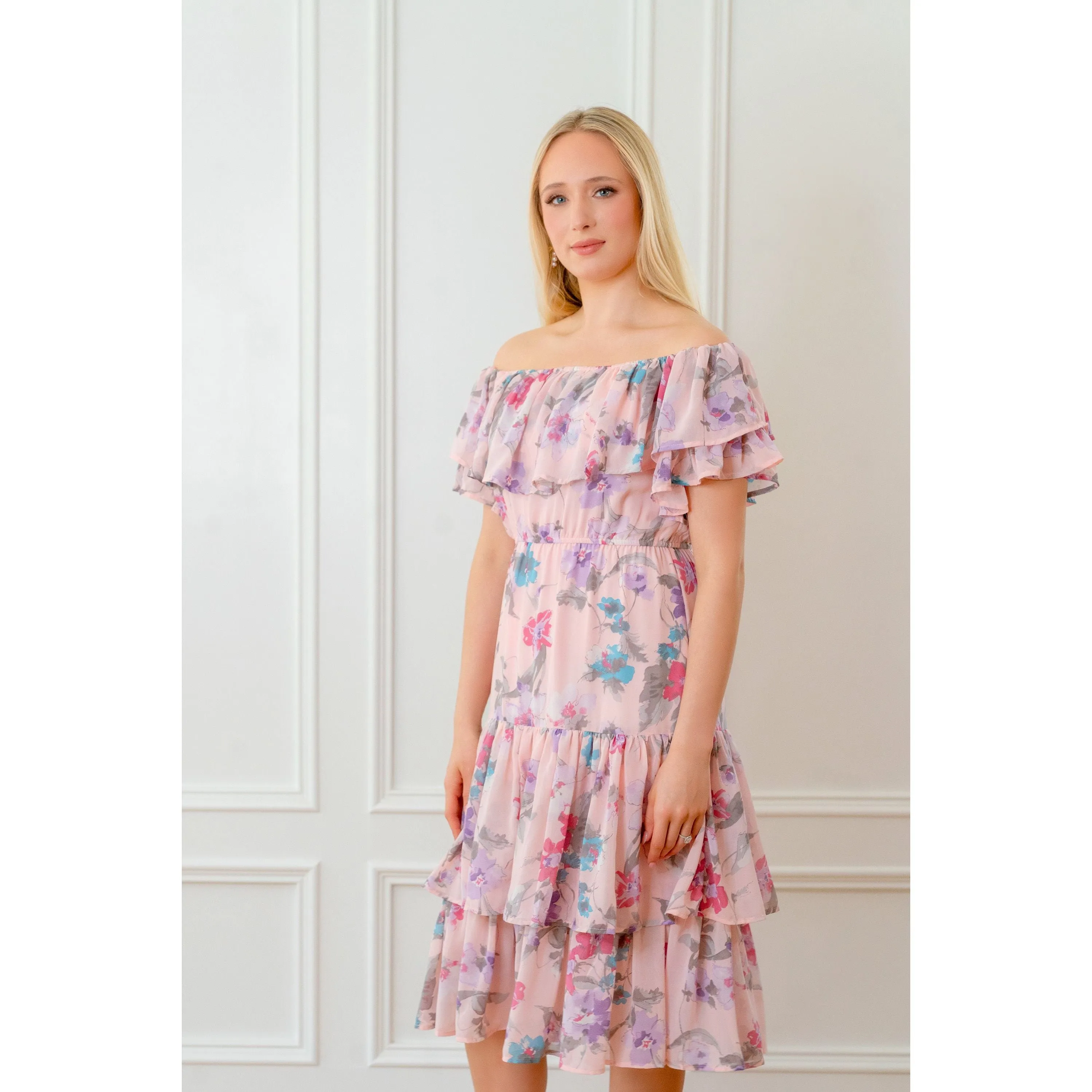 Daphne Chiffon Dress