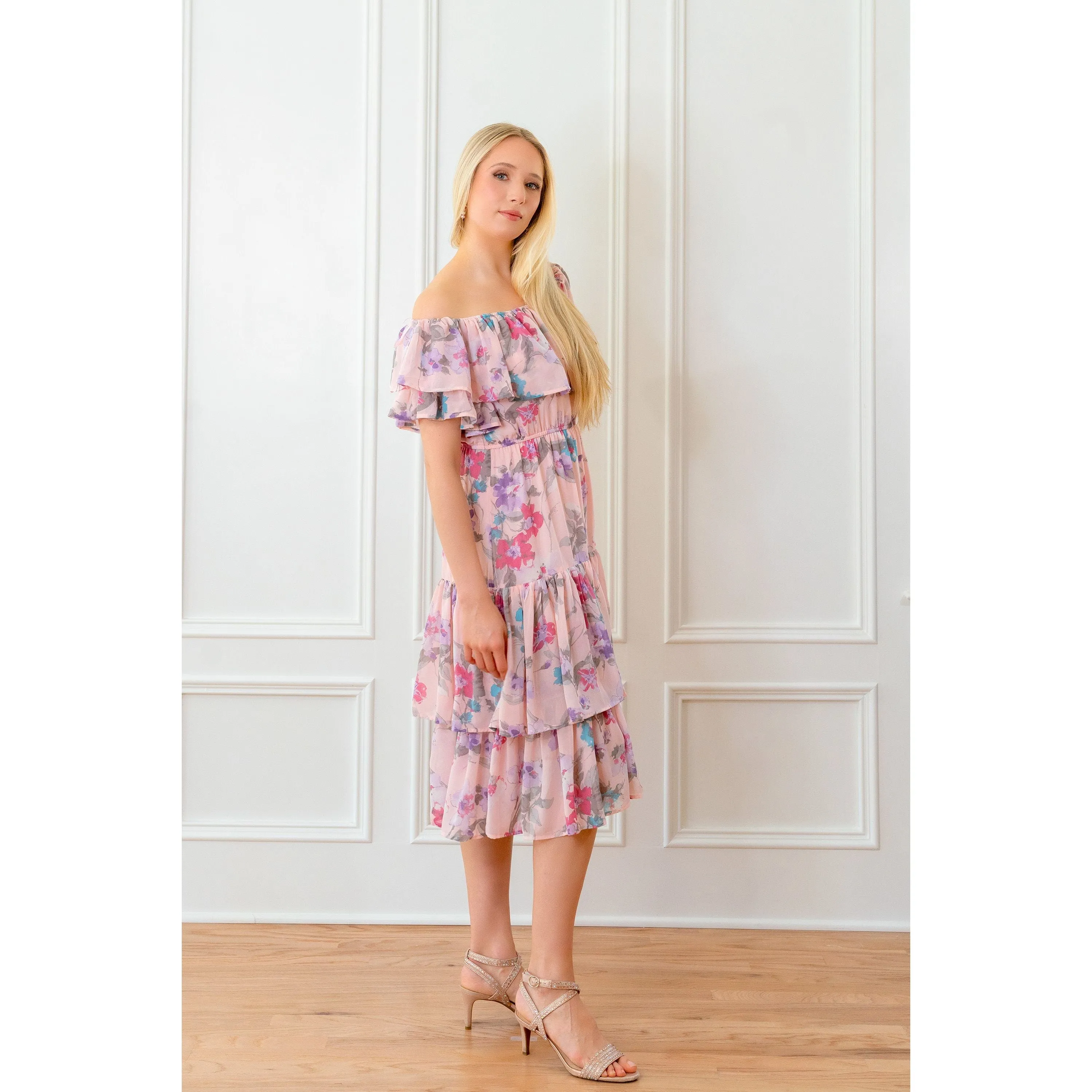 Daphne Chiffon Dress