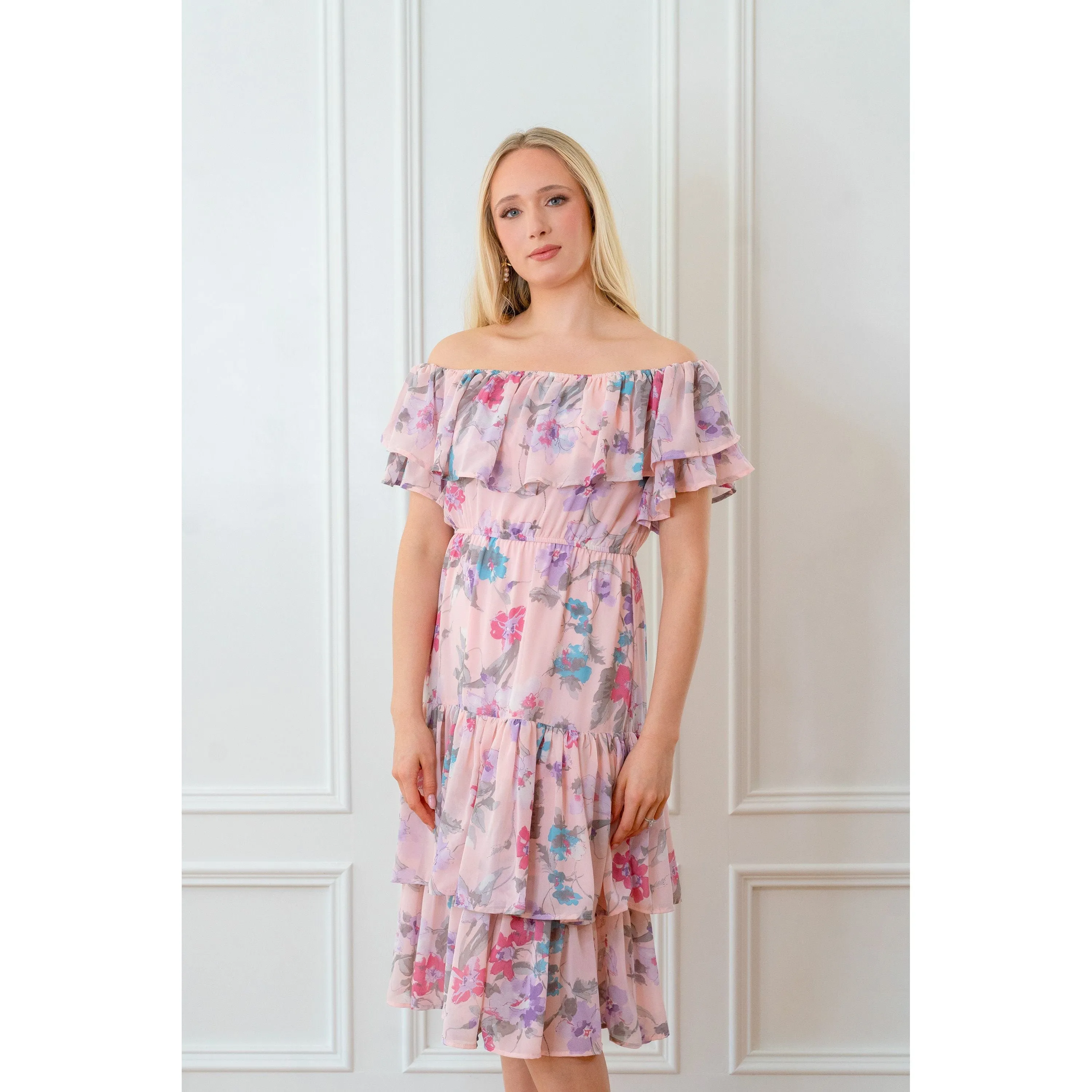 Daphne Chiffon Dress