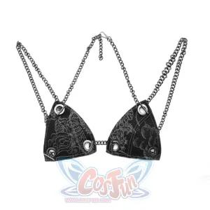 Dark Denim Bikini Top