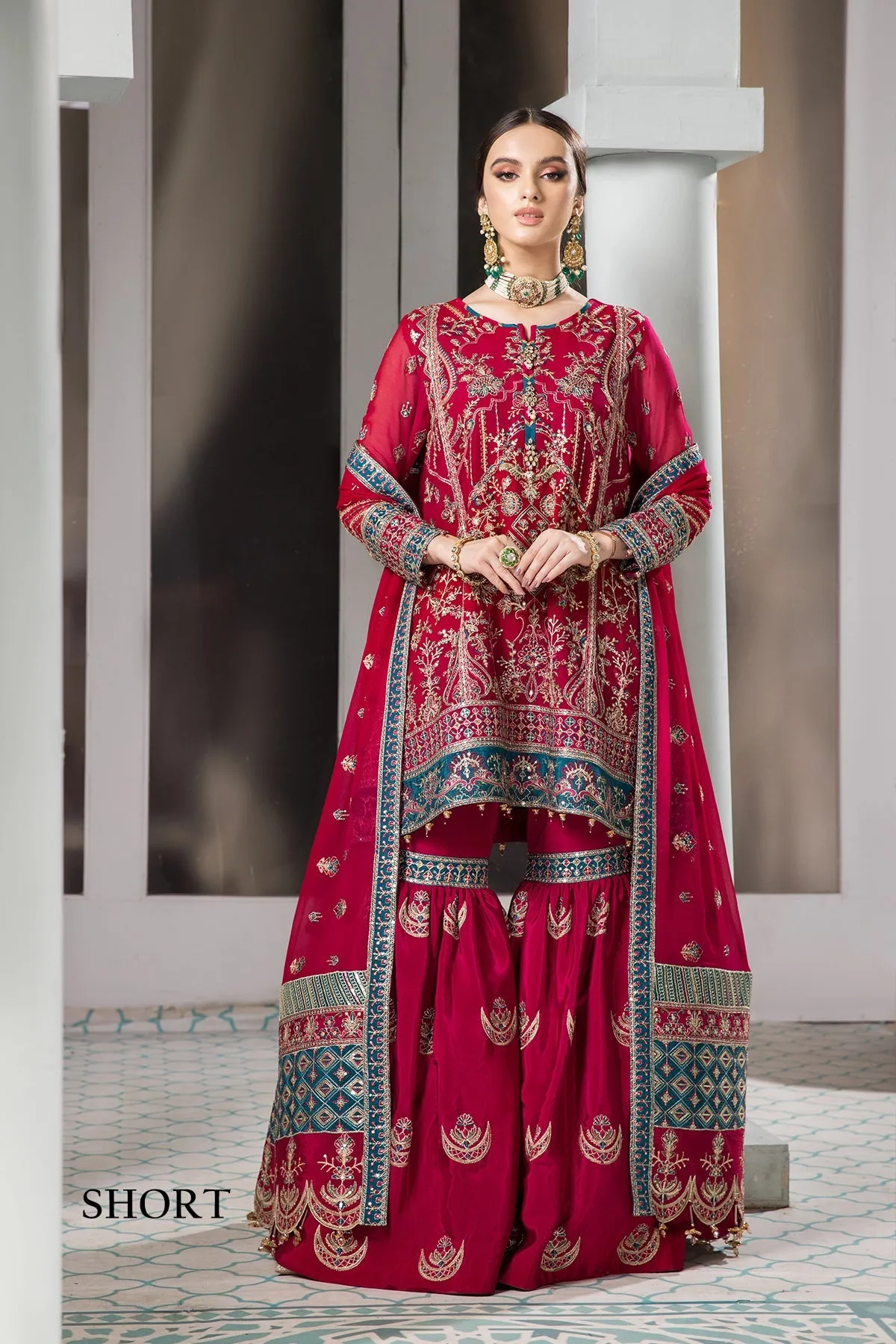 Darkash Alizeh Fashion Vasl-e-Meeras Festive Edition 2022 | Unstitched Embroidered Chiffon Suits