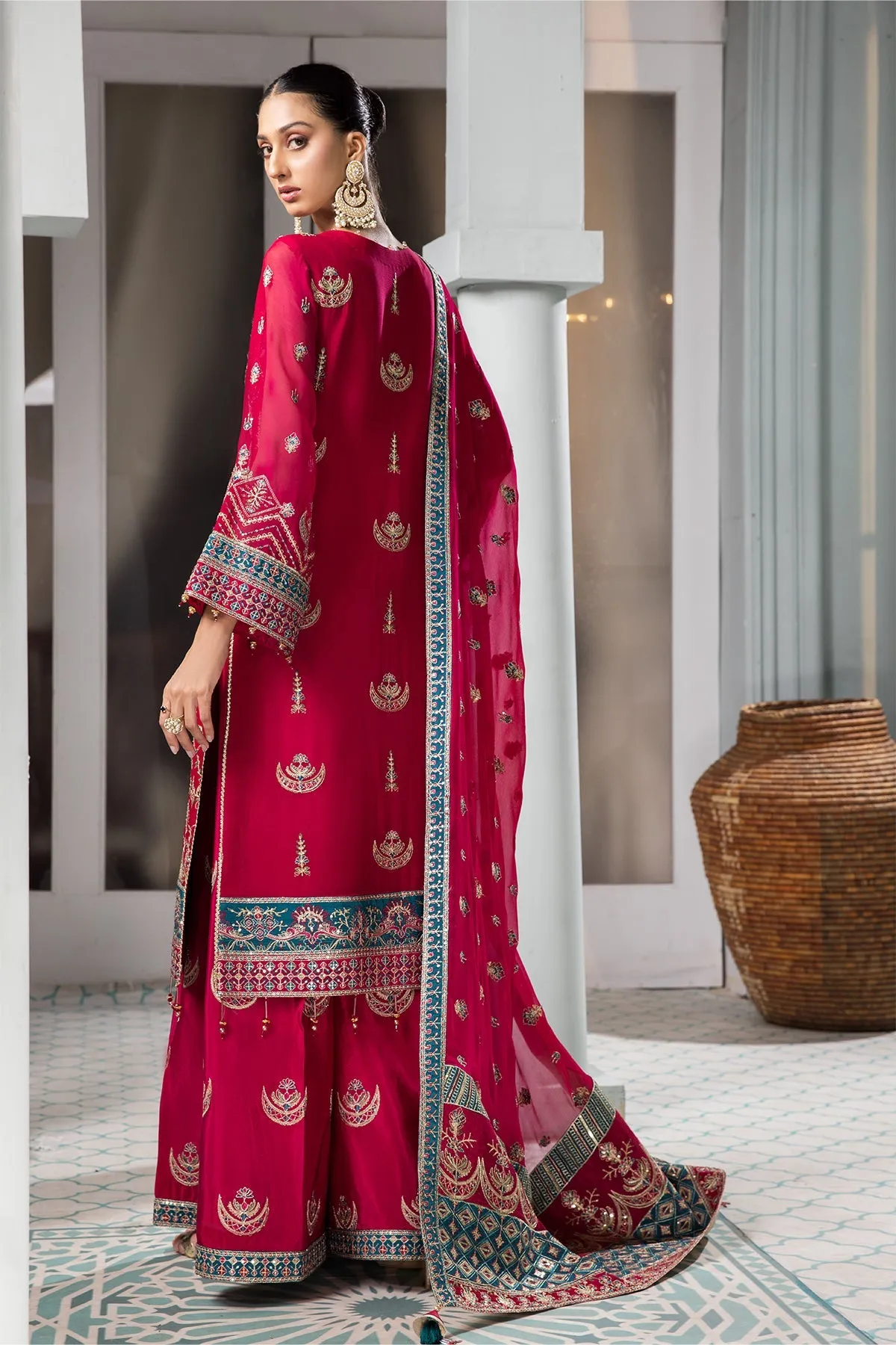 Darkash Alizeh Fashion Vasl-e-Meeras Festive Edition 2022 | Unstitched Embroidered Chiffon Suits