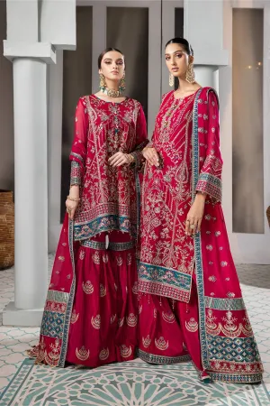 Darkash Alizeh Fashion Vasl-e-Meeras Festive Edition 2022 | Unstitched Embroidered Chiffon Suits