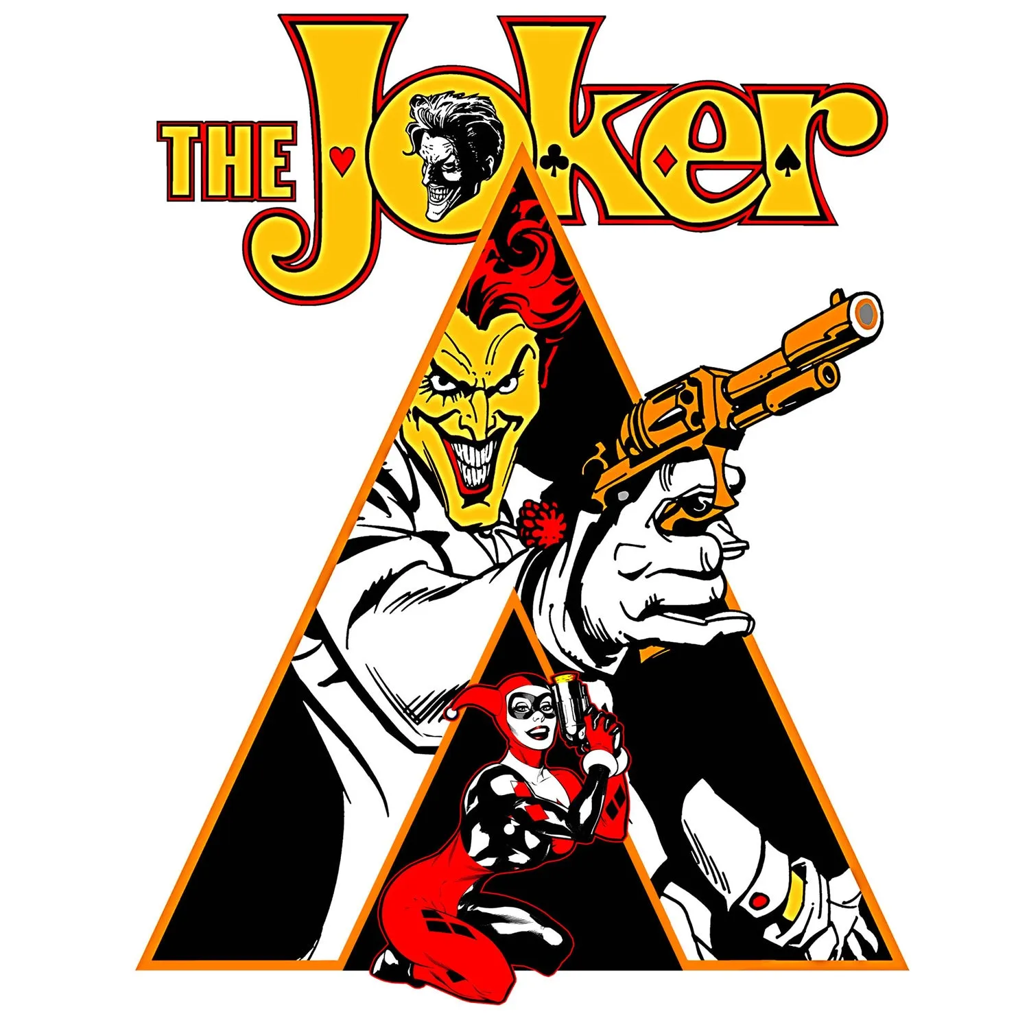 DC Comics Joker Clockwork Official Women's T-shirt (White)