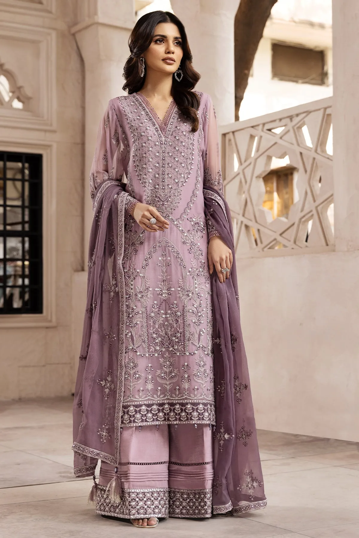 Delia  | Alizeh Fashion Muhtesem Festive Collection 2022 | Unstitched Embroidered Chiffon Suits