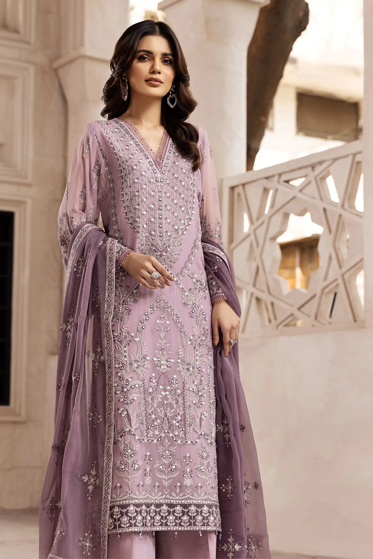 Delia  | Alizeh Fashion Muhtesem Festive Collection 2022 | Unstitched Embroidered Chiffon Suits
