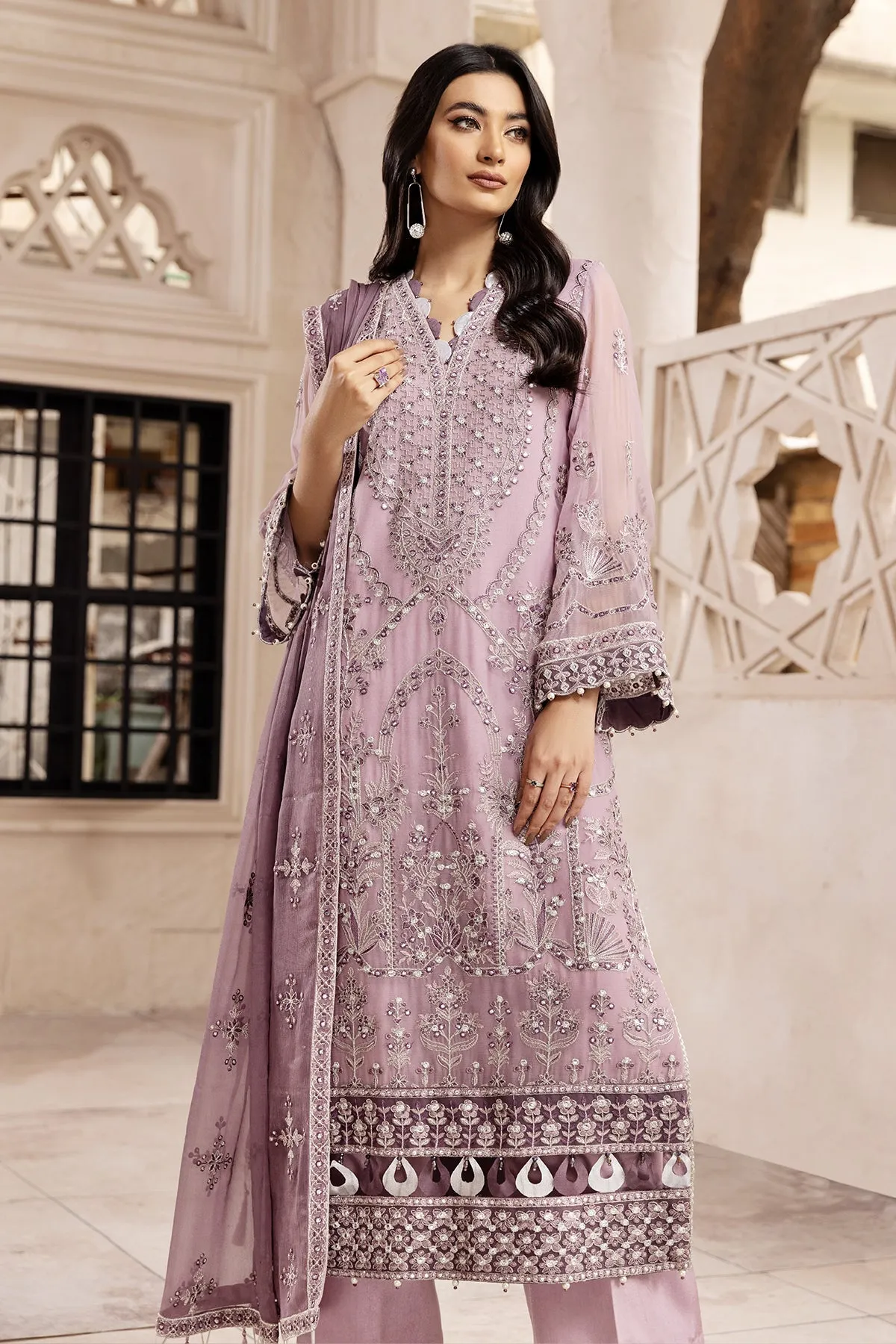 Delia  | Alizeh Fashion Muhtesem Festive Collection 2022 | Unstitched Embroidered Chiffon Suits