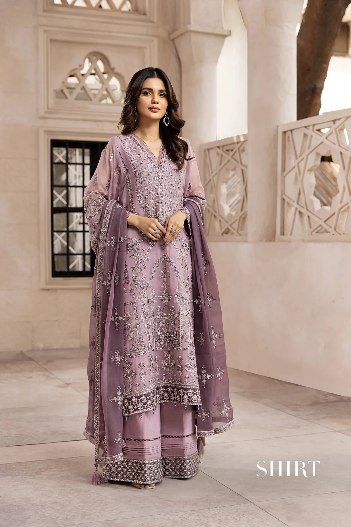 Delia  | Alizeh Fashion Muhtesem Festive Collection 2022 | Unstitched Embroidered Chiffon Suits