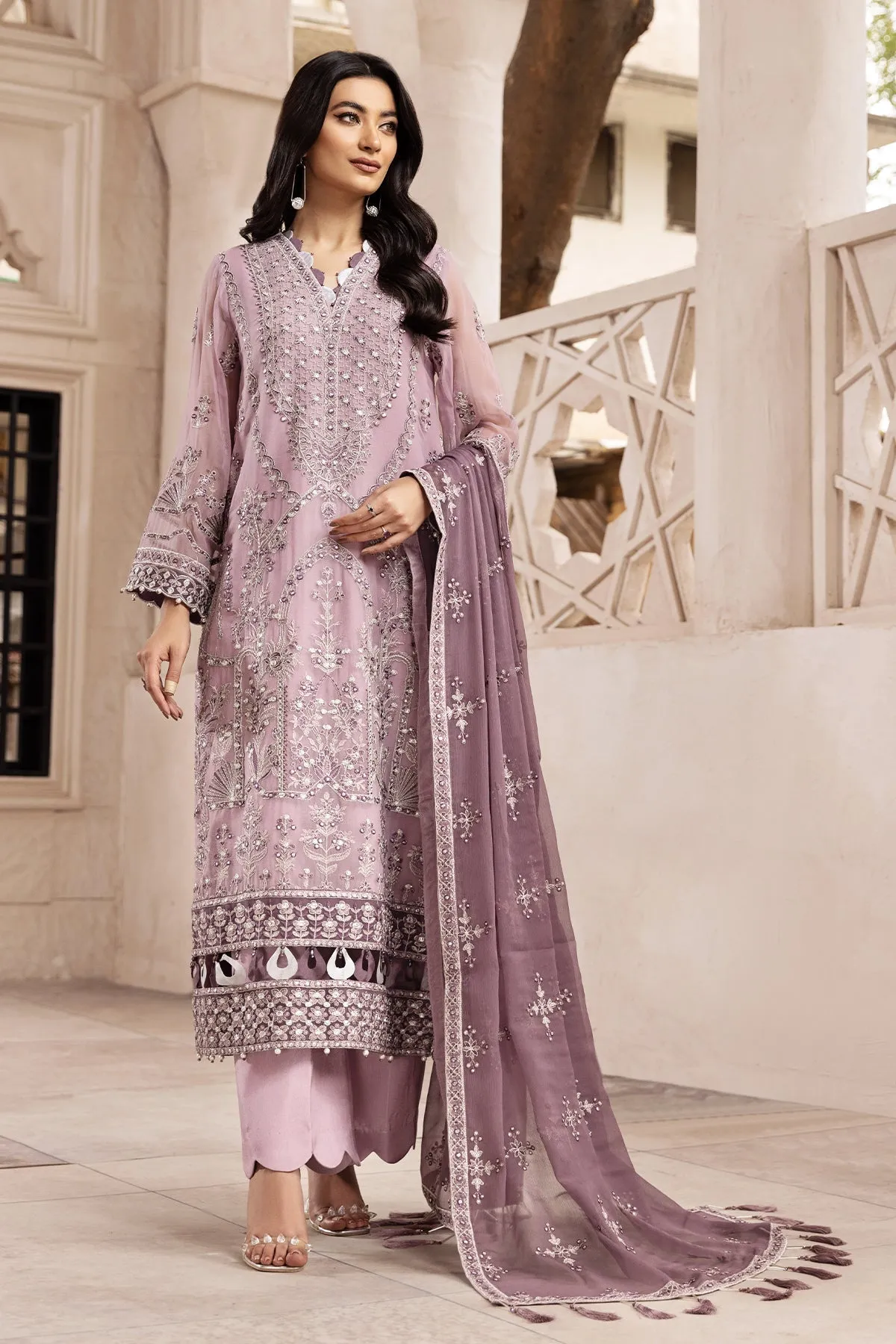 Delia  | Alizeh Fashion Muhtesem Festive Collection 2022 | Unstitched Embroidered Chiffon Suits