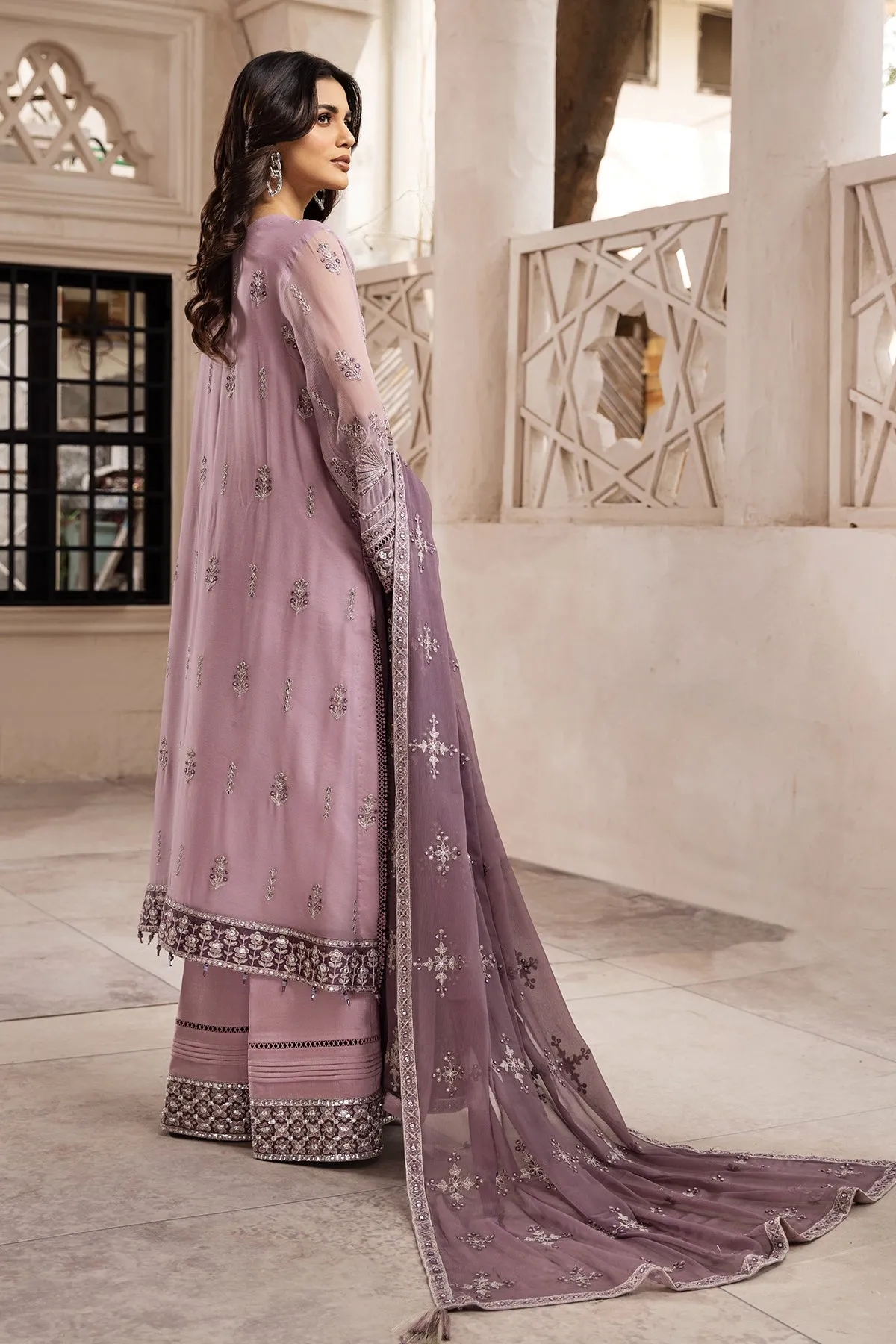 Delia  | Alizeh Fashion Muhtesem Festive Collection 2022 | Unstitched Embroidered Chiffon Suits