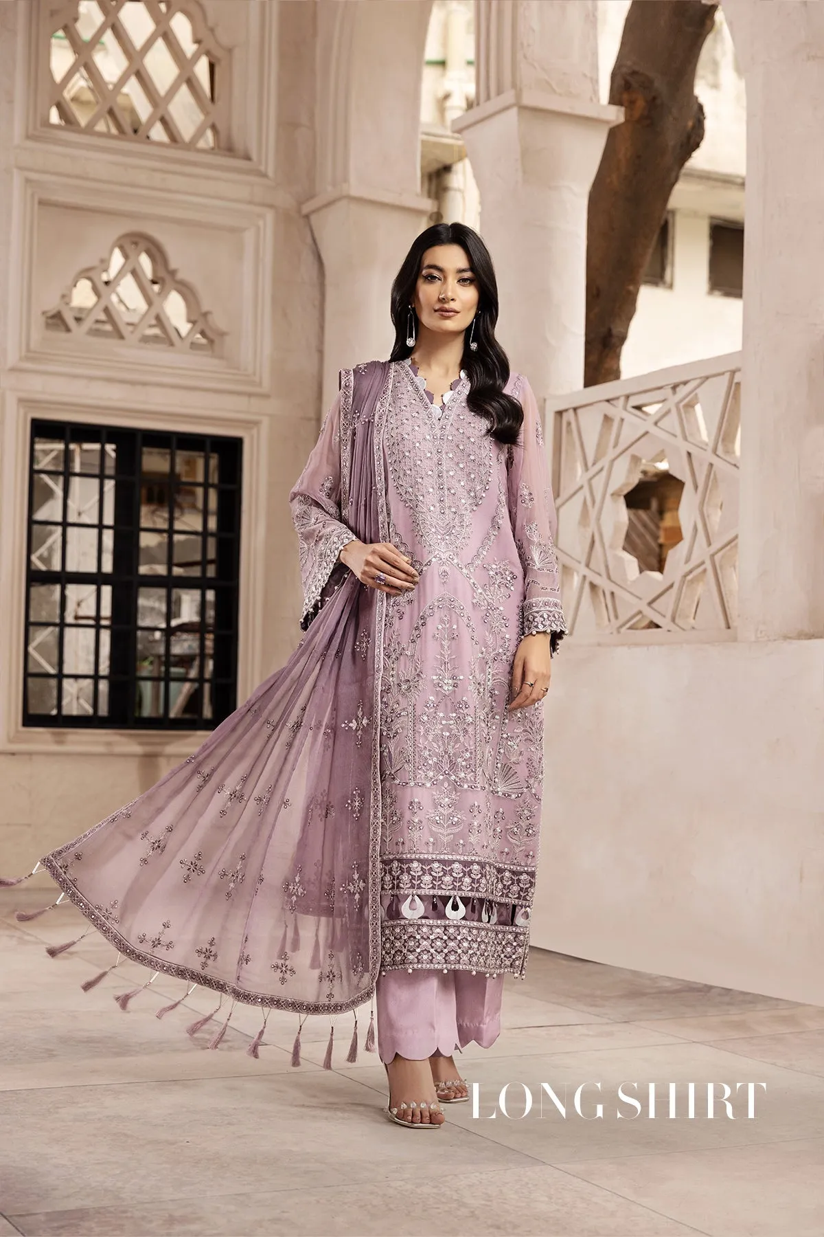 Delia  | Alizeh Fashion Muhtesem Festive Collection 2022 | Unstitched Embroidered Chiffon Suits