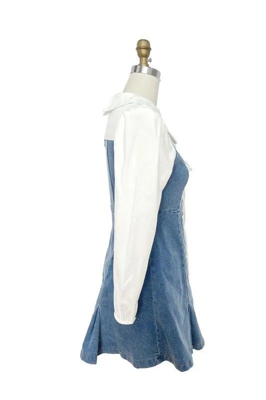 Denim Fashion Short Dress
