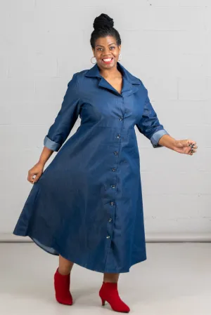 Denim Shirt Dress