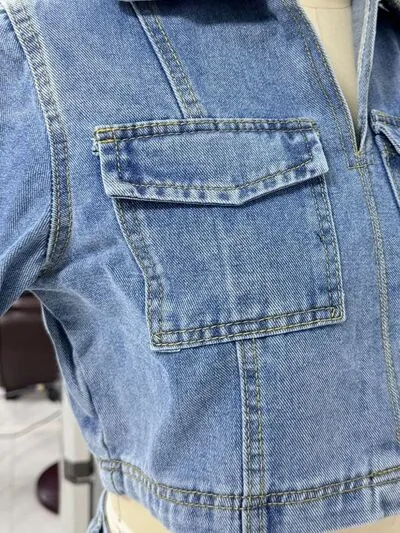 Denim Skirt Set
