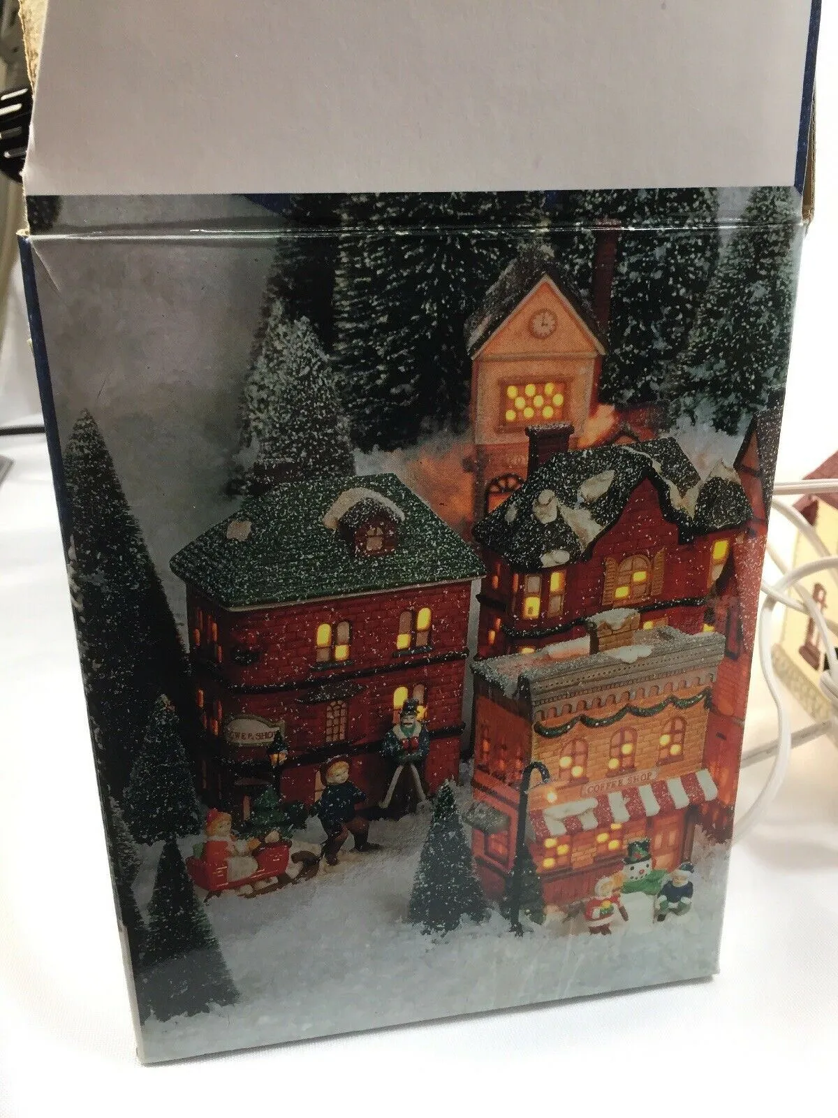 Dickens Collectibles Holiday Expressions English Manor Lighted House Vintage