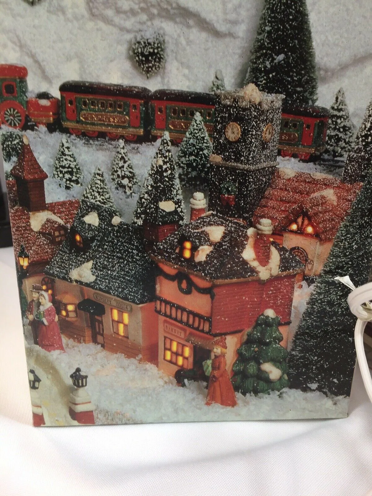 Dickens Collectibles Holiday Expressions English Manor Lighted House Vintage
