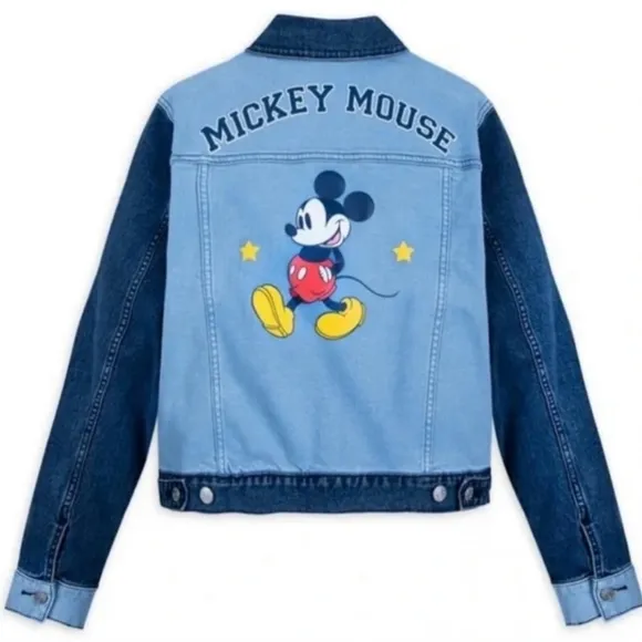 Disney × Her Universe Mickey Mouse Denim Jacket, Size 1X