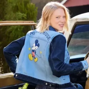 Disney × Her Universe Mickey Mouse Denim Jacket, Size 1X