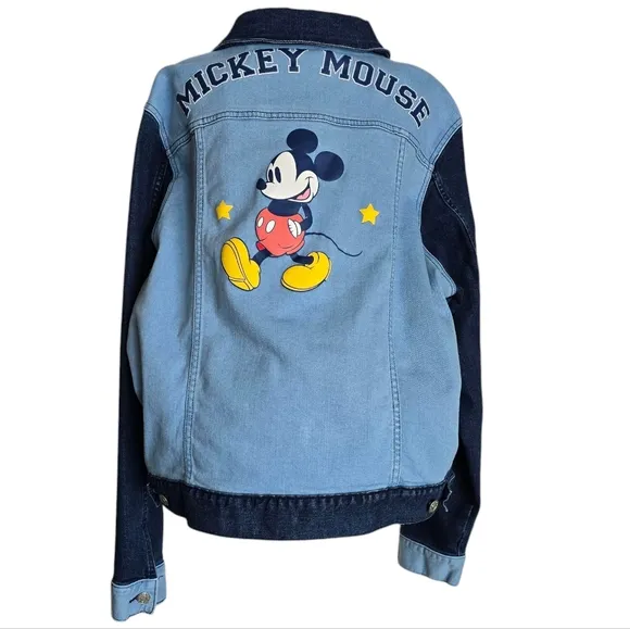 Disney × Her Universe Mickey Mouse Denim Jacket, Size 1X